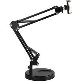 ZERODAMAGE SAHARA CASE SaharaCase - Long Arm Stand Holder for Most Cell Phones and Tablets Rugged Strong Metal Frame - Black