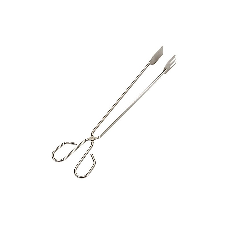 SAUVIC 04468 35 cm 18/8 Stainless Steel Tong with Scoop