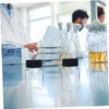 ULTECHNOVO 24pcs Wide Mouth Sample Bottles With Black Screw Caps