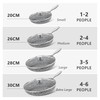 MICHELANGELO 10 Inch Frying Pan with Lid, Nonstick Frying Pan