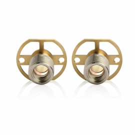 Pair of BSP Wall Mounting Bar Valve Fixing Brackets for Bar Shower Or Bath Mixer Tap
