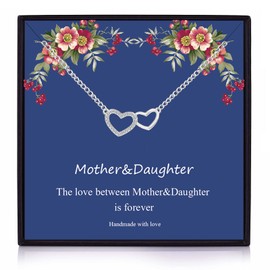 Your Always Charm Mothers Day Gifts for Mom Daughter Mother Daughter Necklace for Mom To Daughter Grandma Granddaughter Mother-in-law Mother of the Groom Bonus Mom Bonus Daughter Gifts