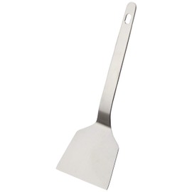 Uchiyama Seisakusho GOK11003 Antibacterial Okonomi Spatula, Mini, Small, 18-8 Stainless Steel, Japan