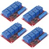 DWEII 4pack 4 Channel 5V Relay Module with Optocoupler High