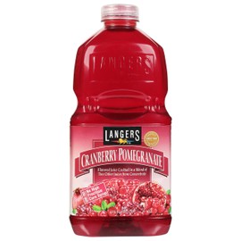 Langers Juice Cocktail, Cranberry Pomegranate, 64 Ounce (Pack of 8)