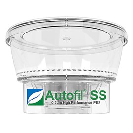 Autofil 1151-RLS Bottle Top Filtration Funnel, 250 ml, 0.2 micrometer PES (Pack of 24)