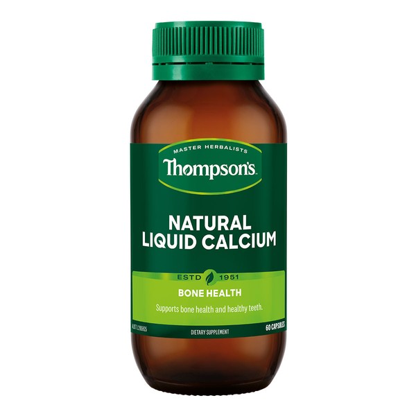Thompson's Natural Liquid Calcium - 60 capsules