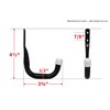 Shepherd Hardware 8088e Heavy Duty acero cochera Almacenamiento/Utilidad Ganchos, 6