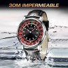 LIGE Reloj De Cuarzo LG89161 Casual Jugadores De Cuero Impermeable