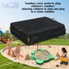 Outdoor Sandbox Cover, Square Kids Sand Box Covers Waterproof and