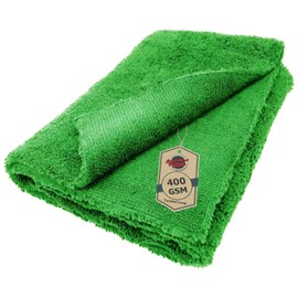 2 x Microfiber Car Detailing Towel 400 GSM, 40x40 cm – Ultra Absorbent, Lint-Free, Scratch-Free, Soft and Durable for Car Cleaning, Washing, Polishing, Drying, and Interior Detailing – Premium Quality