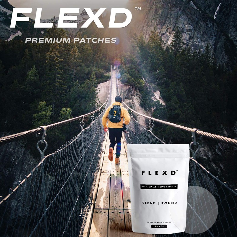 Flexd - Libre 3 Sensor Covers Waterproof, Freestyle Adhesive Patches