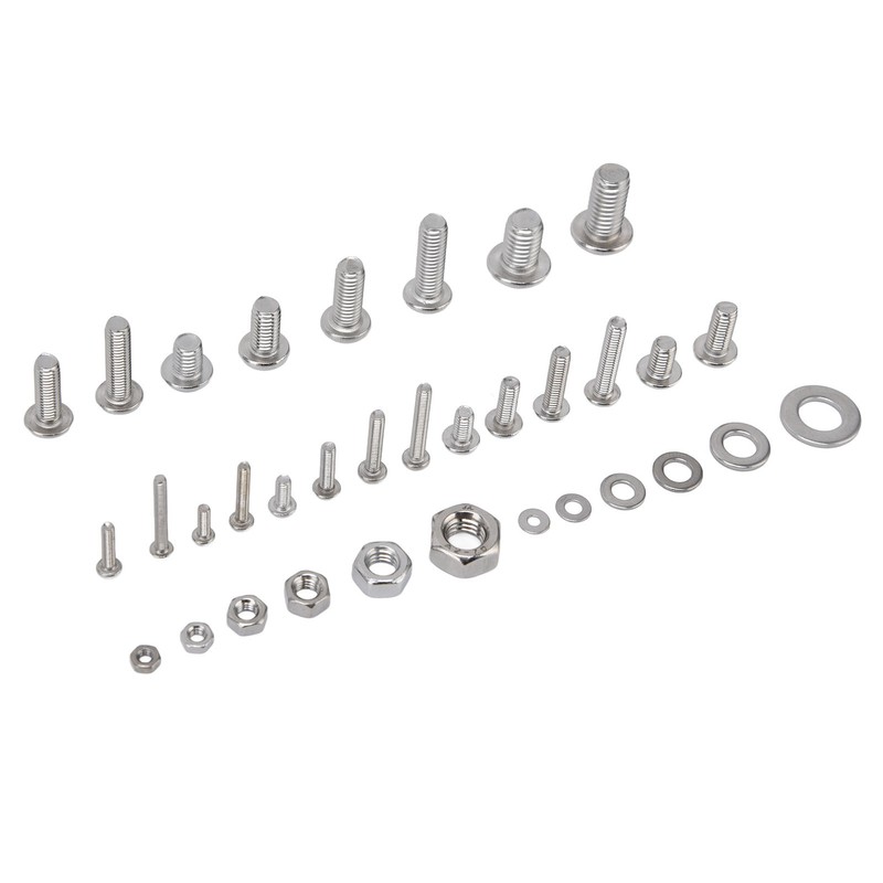 460Pcs Hex Socket Screws Kit 304 Stainless Steel Screw Nuts