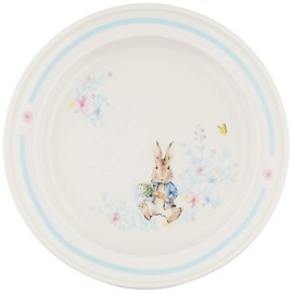 Peter Rabbit PR490-342 Children's Dinnerware, "Wreath", 5.5 inches (14 cm), Plate, Children's Tableware, Made in Japan