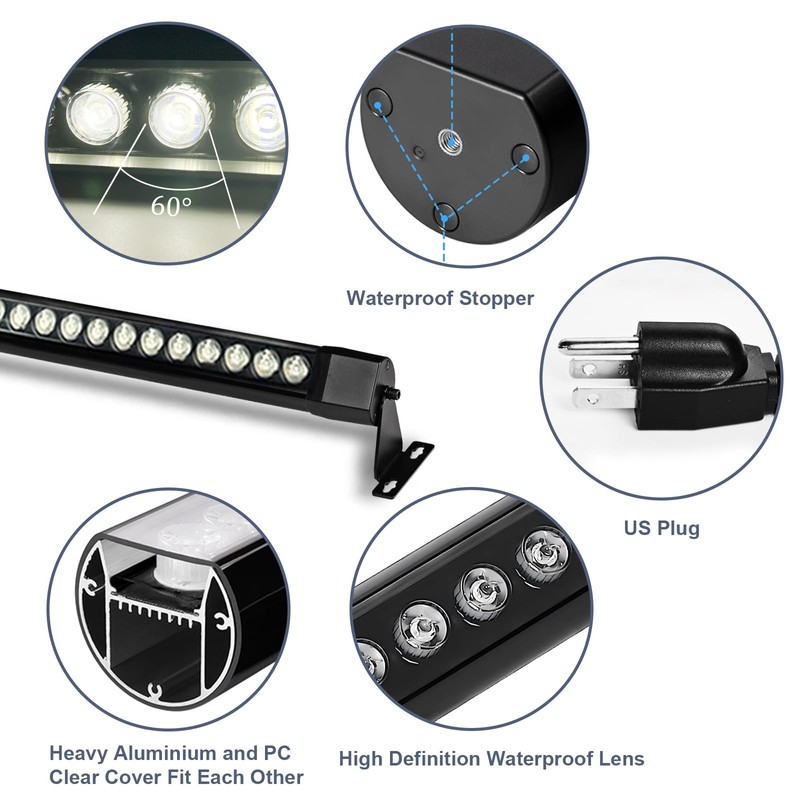 nanzgecc 36W LED Wall Washer Light, 2FT 4000K Neutral White