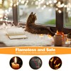 KOABY 12 Pack Warm Yellow LED Tea Lights, Last 100H+,