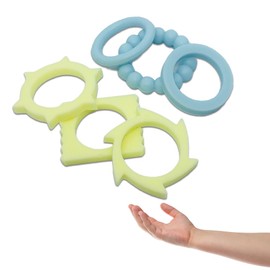 Sensory Tool for Finger: Sensoring, Improves Focus, Reduces Anxiety Tension! (Blue & Yellow)