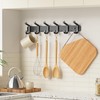 Coat Rack Wall Mounted Heavy-Duty: Metal Coat Hanger 6 Hooks