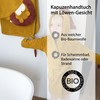 kikadu Kapuzenhandtuch Löwe - Kinderhandtuch mit Kapuze aus 100% GOTS-zertifizierter