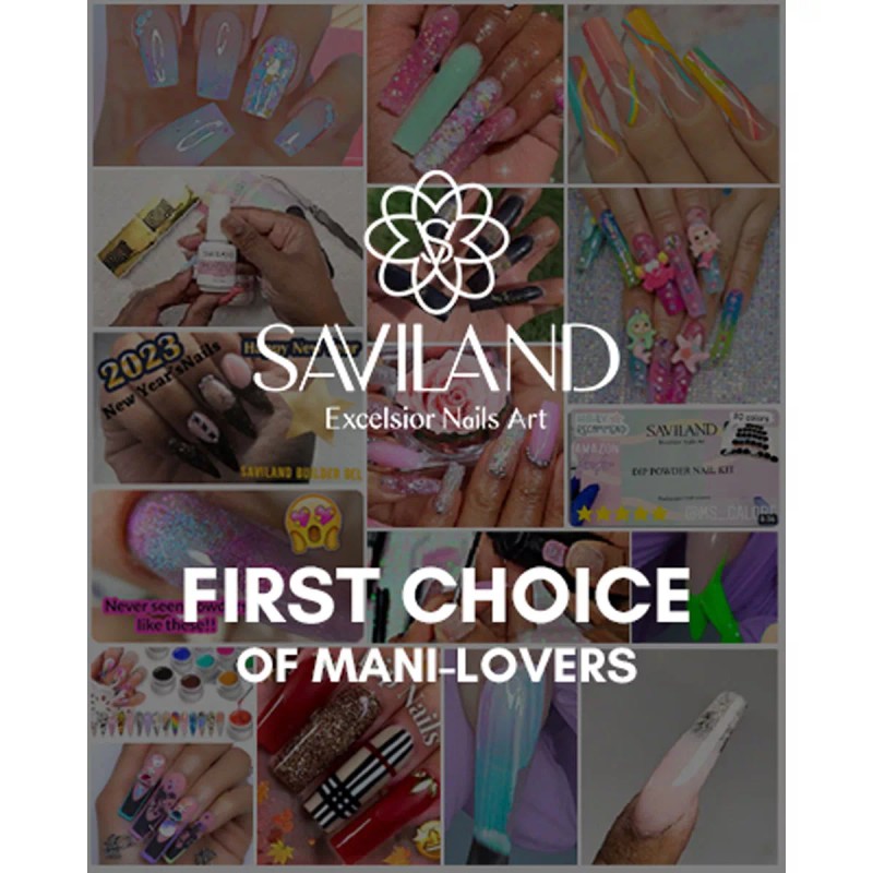 Saviland Puntas De Uñas De Los Pies Y Gel Pegamento