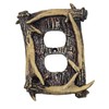 Rustic Antler Wall Plate Covers - Decorative Light Switch &