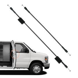 Blycorul Side Door Latch Release Cable Right Passenger Compatible with 1992-2014 Ford E150 E250 E350 Van, Replaces 6C2Z-15264-A00AB, 924-350