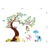 DaraBaby Vinil Decorativo Infantil Animales Árbol Búho Mono Habitacio