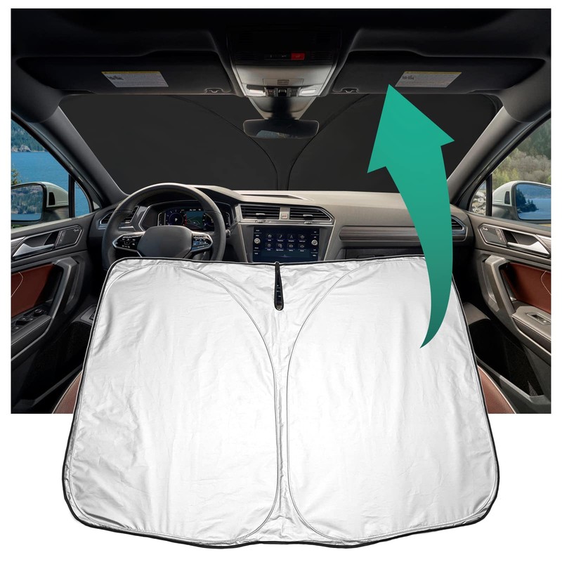 YEE PIN Parasol Car Compatible with Skoda Karoq 2017-2023, Foldable