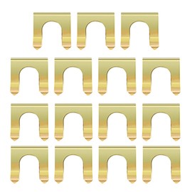 15PCS Brake Line Clips, U Shape Metal Brake Line Clips Brake Hose Clamps Metal Brake Line Retainer, Bracket Replacement Hose Clamps, Brake Hose Retainer for Car Motorcycle Truck