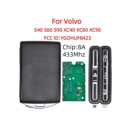Unbranded For Volvo Black Keyless Entry Smart key Car Remote FOB YGOHUF8423