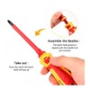 13-Piece VDE Insulated Magnetic Screwdriver Set, 1000V Rated, Interchangeable Handle