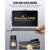 Schembo RFID Blocking Card,Contactless NFC Debit Credit Card Passport Protector,