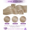 LaaVoo Nano Bead Hair Extensions Human Hair Blonde Nano Hair