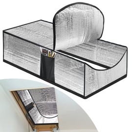 Windspeed Attic Stairs Insulation Cover with Zipper 54×25×11 in Attic Door Insulation Cover Double Layer Attic Fan Insulation Cover for Thermal Insulate Attic Access Door Opening