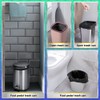 Small Bathroom Trash Bags AOSULI 3 Gallon/10 Liter Trash Can