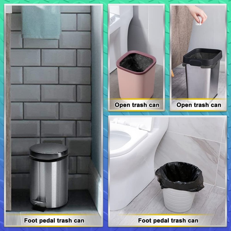 Small Bathroom Trash Bags AOSULI 3 Gallon/10 Liter Trash Can