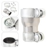 ePathChina 2 to 2.5 Inch Double Clamp Reducing Pipe Exhaust