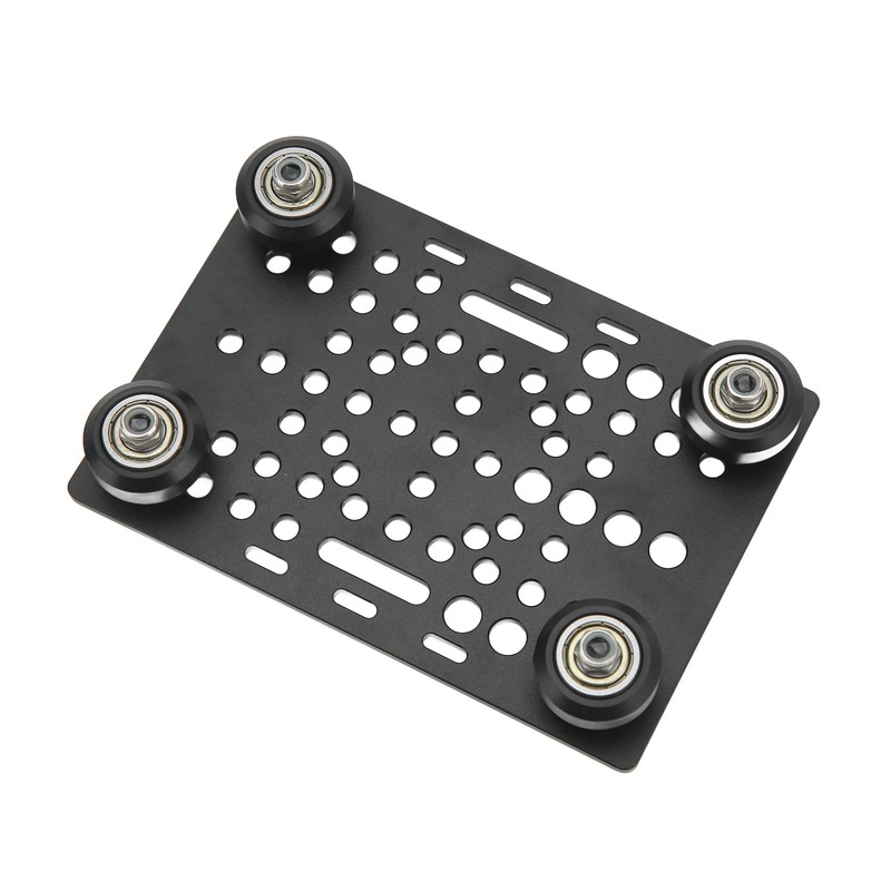 Gantry Plate Aluminum High Strength Gantry Board Black Anodized 3D