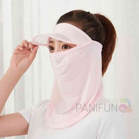 Pink Rashguard Cooling Golf & Tennis UV Protection Mask UV Protection Mask 2ea
