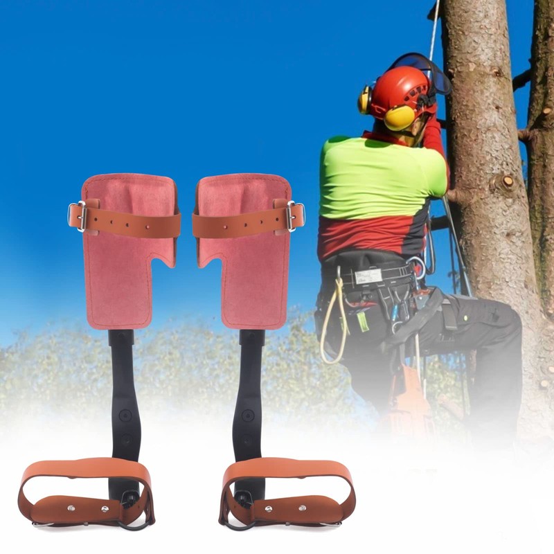 DreamRcoach Tree Climbing Spikes Set, Adjustable Climbing Set, Climbing Spike