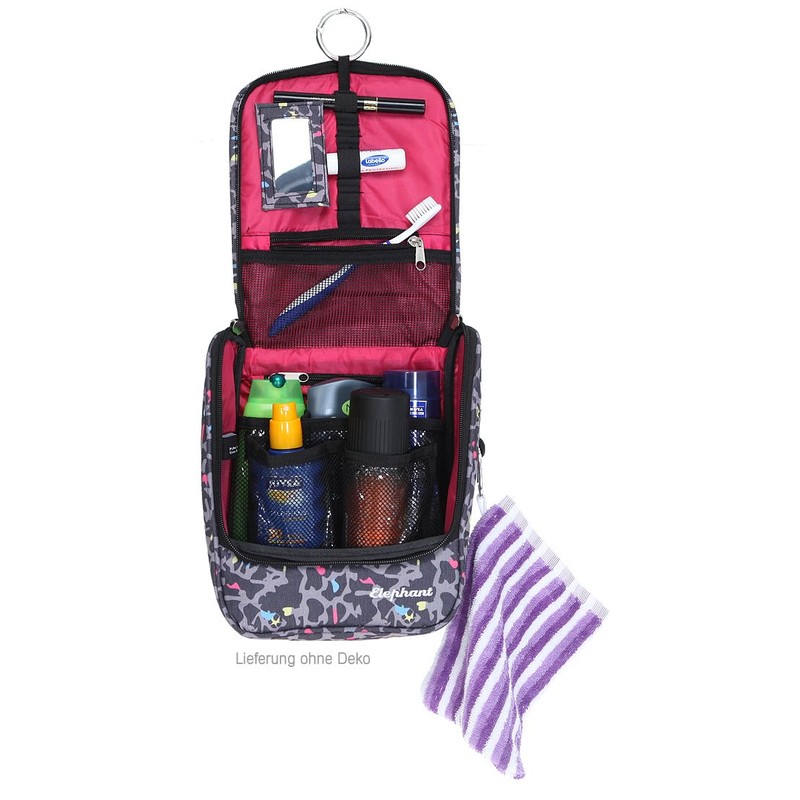 ELEPHANT Toiletry Bag Wash Bag Beauty Case for Hanging /