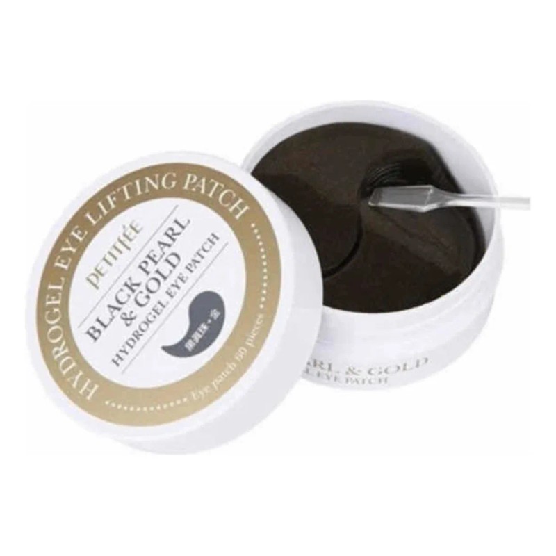 Petitfee Hydrogel Eye Patch Parches Contorno Ojos Black Pearl Antiarrugas