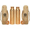 34 Oz Copper Bottle For Drinking Pack of 2 Pure