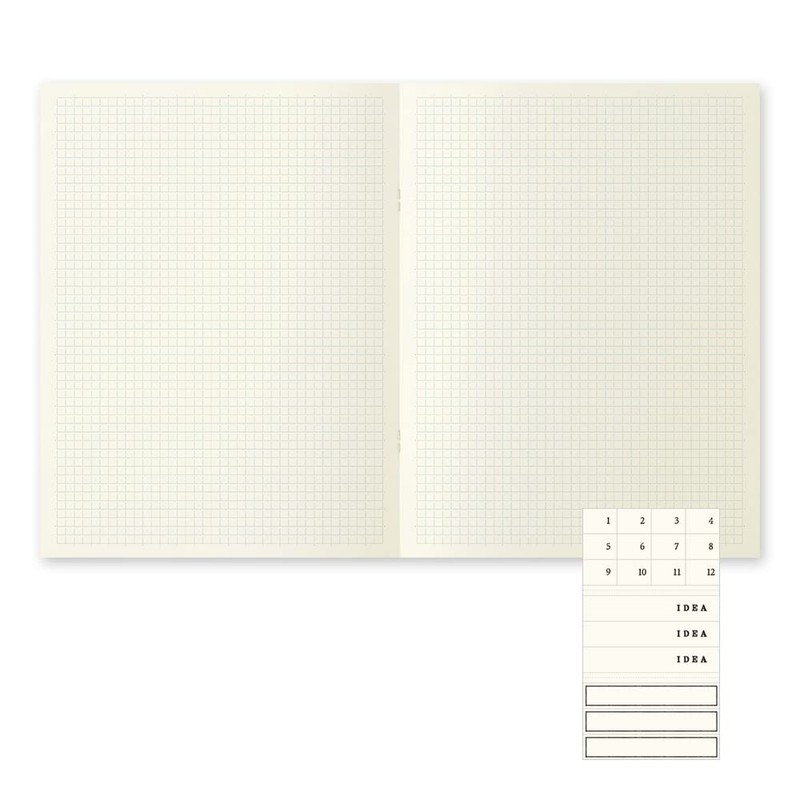 DESIGNPHIL Midori 15308006 Notebook, MD Notebook, Light, A4 Variable Size,