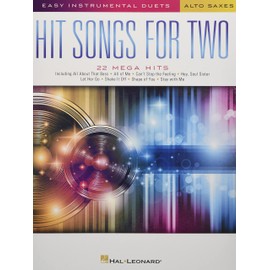 Easy Instrumental Duets Hit Songs -For Two Alto Saxophones- (Book): Noten für Alt-Saxophon