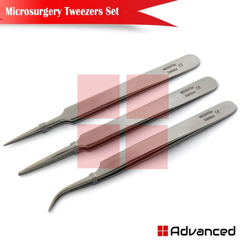 Medentra Blepharoplasty Kit Ophthalmic Retractor Forceps Eyelid Cataract Surgery Set