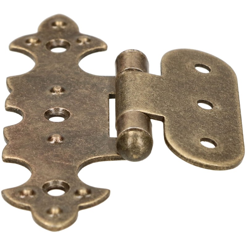 KOTARBAU® Set of 4 Decorative Hinges for Cupboard Asymmetrical Retro