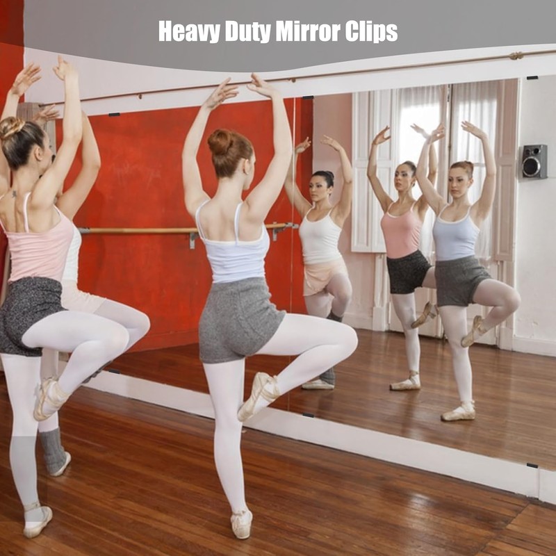 10 Pack Wall Mounted Mirror Clips Stainless Steel U Brackets
