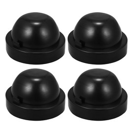 X AUTOHAUX Headlight Dust Cover 100mm Rubber Housing Seal Cap for HID LED 4pcs