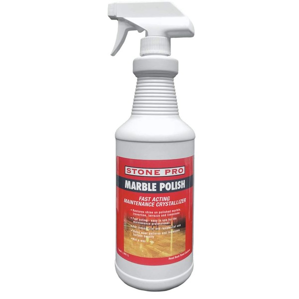 StonePro – Marble Polish-Maintenance Crystallizer (32 Fl Oz Spray)